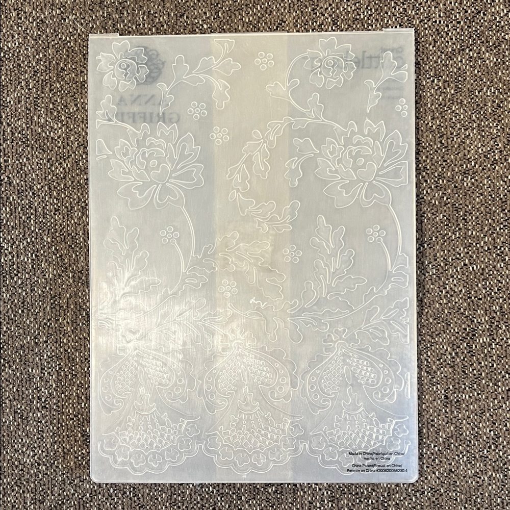 Anna Griffin Embossing Folders Lot Of 4 Lace Designs. - Picture 7 of 14